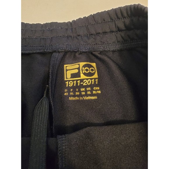 Fila Sport Retro Jogger Track Pants Nylon w Ankle Zipper Ladies XL NWOT Navy - Picture 9 of 15